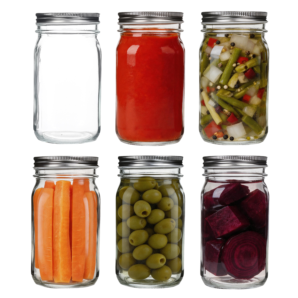 Clear Glass Mason Jars | Airtight Food Storage & C