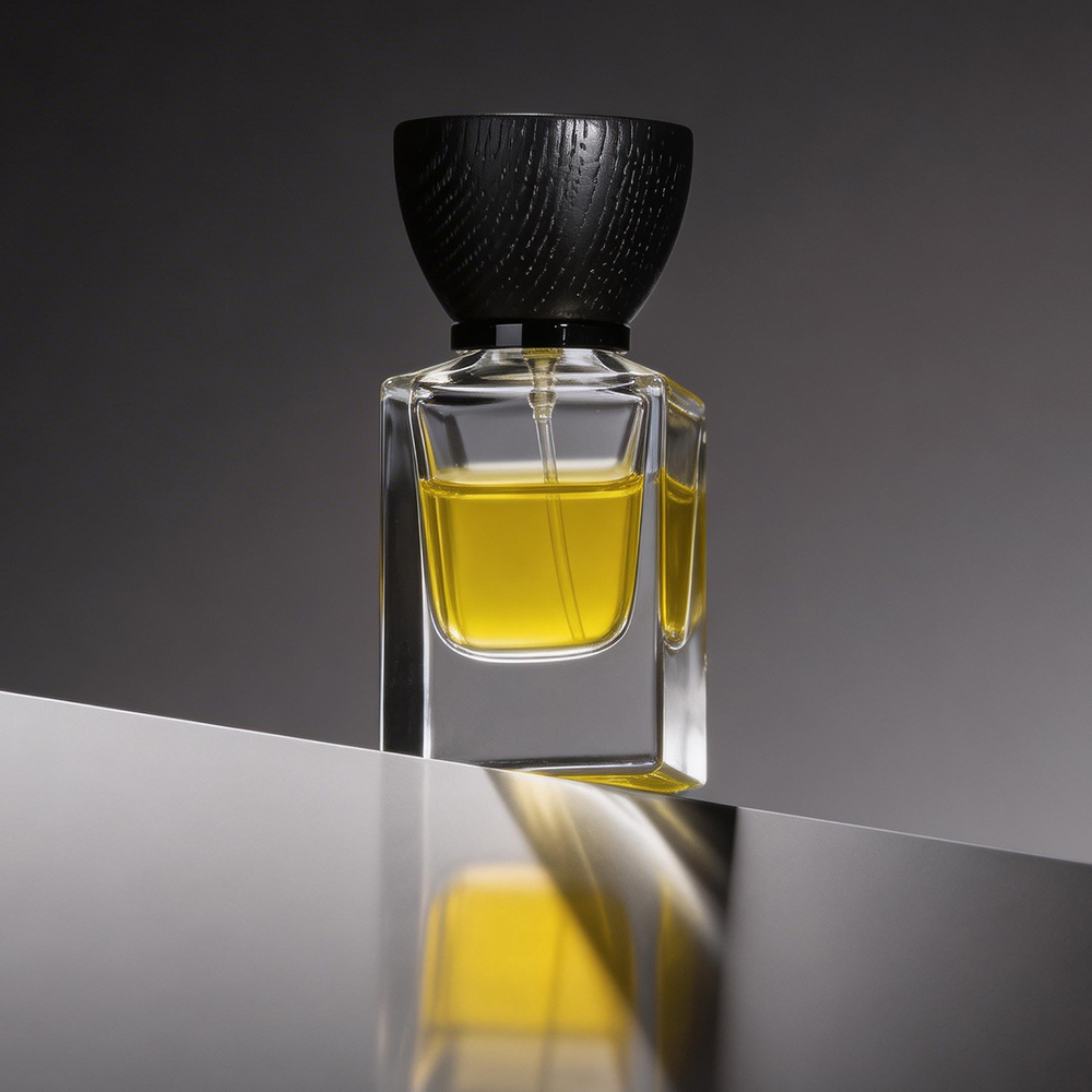 Customized perfume bottles 100ml Wooden lids