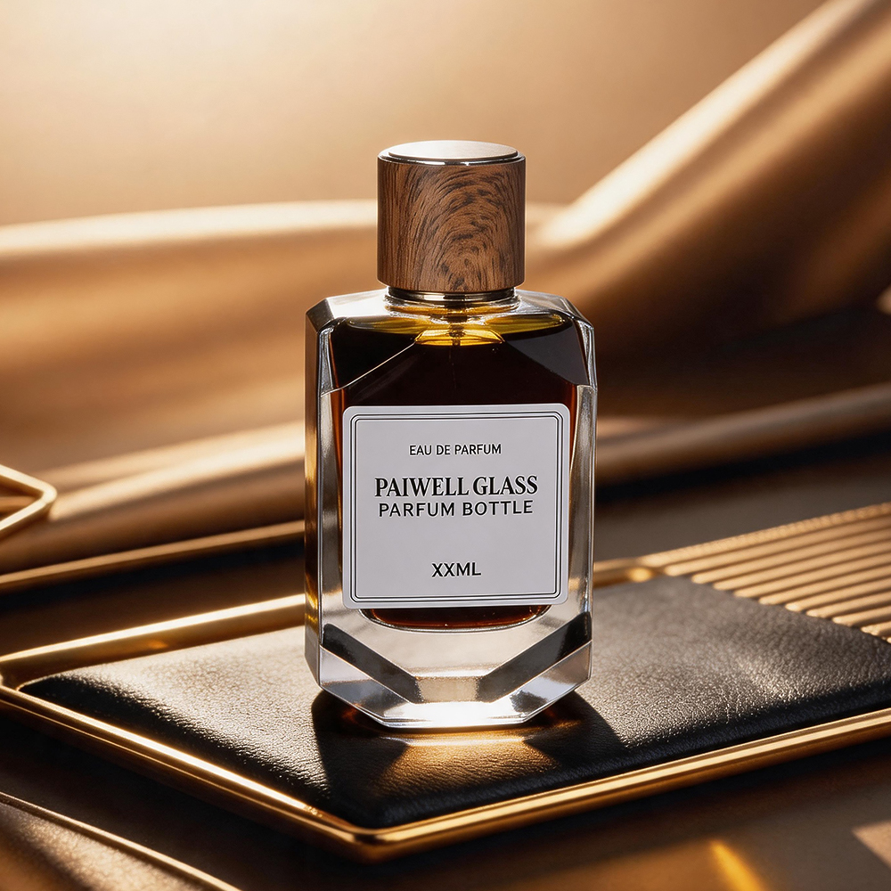 Sale 50ml Transparent Square Perfume Bottle Custom