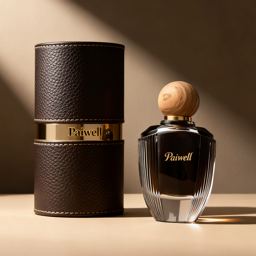 Luxury Faceted Clear Glass Perfume Bottle 100ml