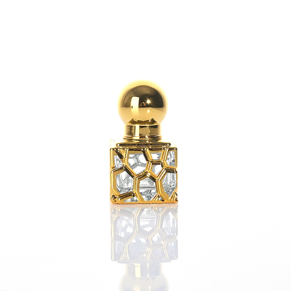 12ml Empty Electroplated Gold Perfume Bottle