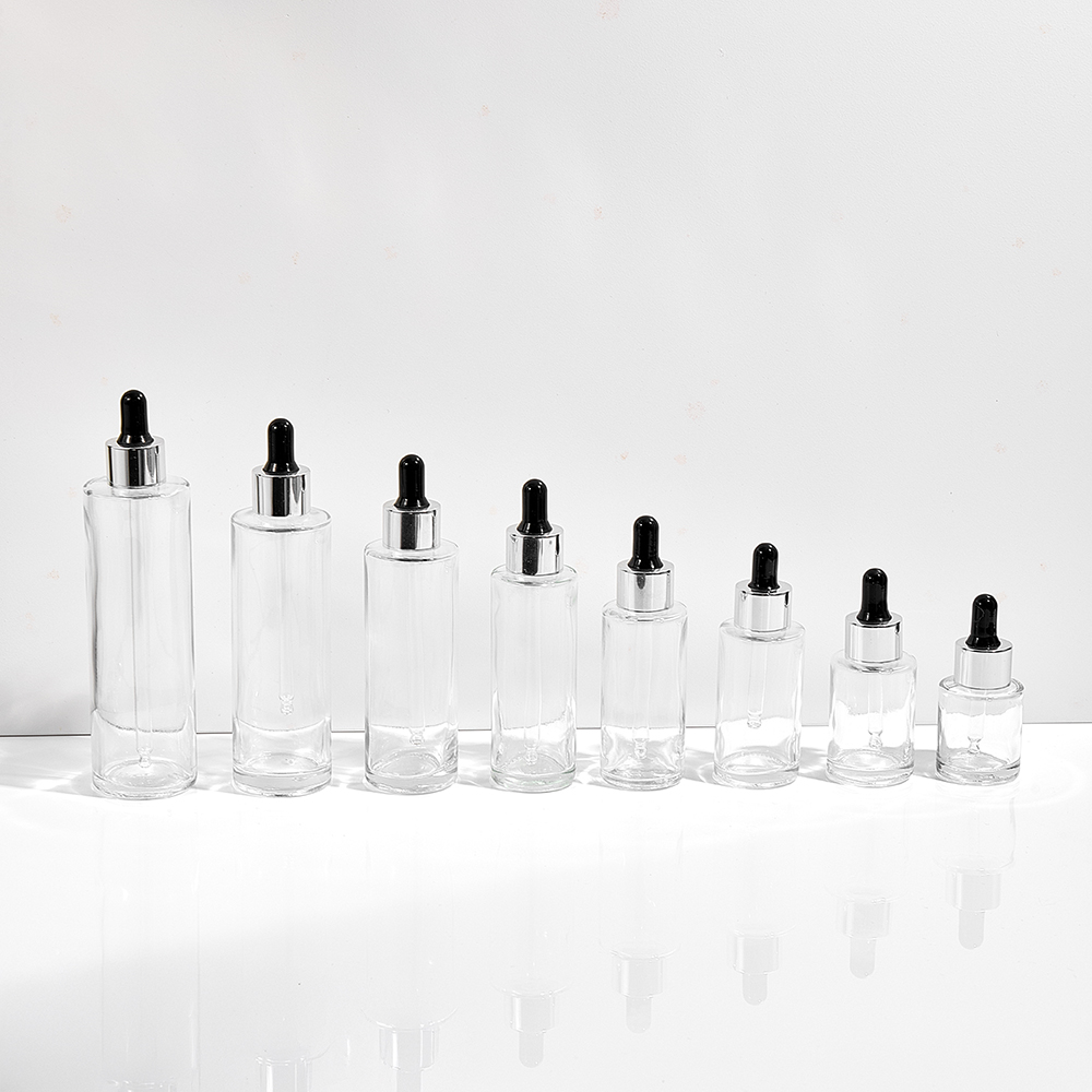 Custom Empty Glass Essential Oil Dropper Bottles 10/15/30/50/80/100ml 
