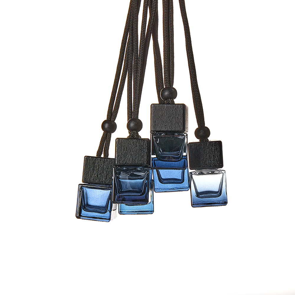 Hanging Car Pendant Perfume Empty Bottle 8ml Squar