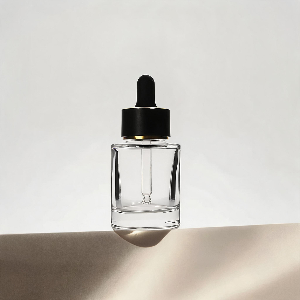 Luxury Glass Dropper Bottle 30ml for Cosmetic