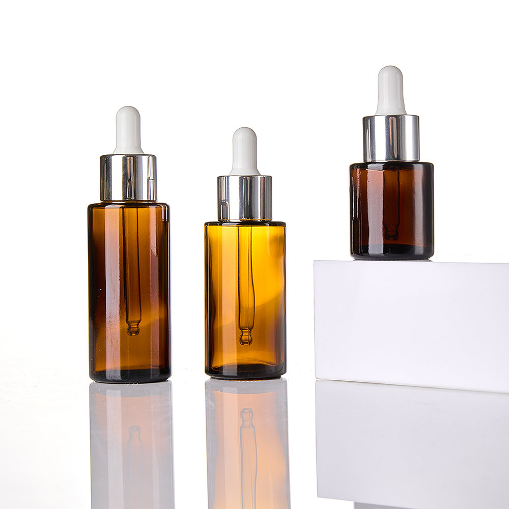 Glass Dropper Bottle 20-100ml for Serum Oil Essen