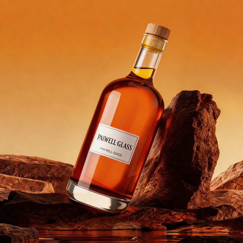  350ml Glass Wine Liquor Bottle Brandy Rum Tequila