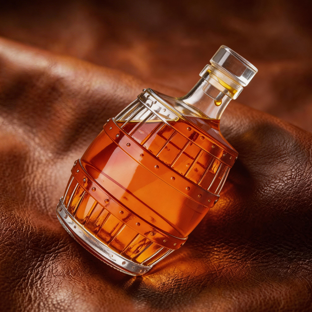 Wholesale 500ML Unique Custom Oak Barrels Shape Em