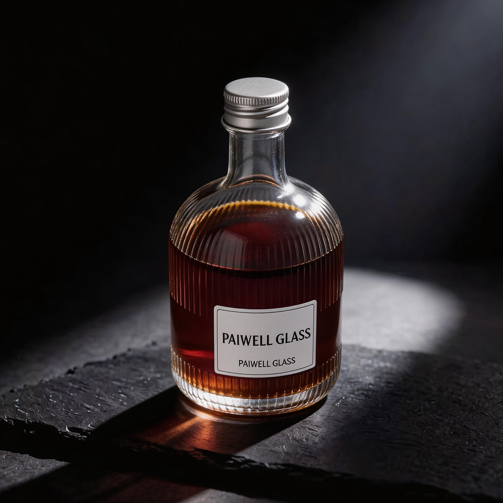 Customized  Spirits Glass Bottle 330ml for Whiskey