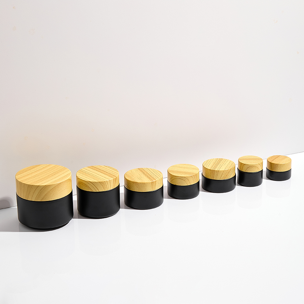 Custom 5g 10g 15g 20g 30g 50g 100g Matte Black Gla