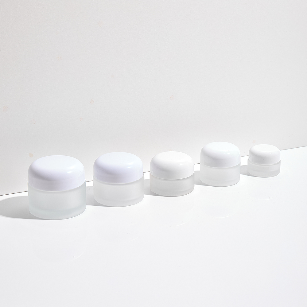 Empty Cosmetic Cream Glass Jar Packaging for Lotio